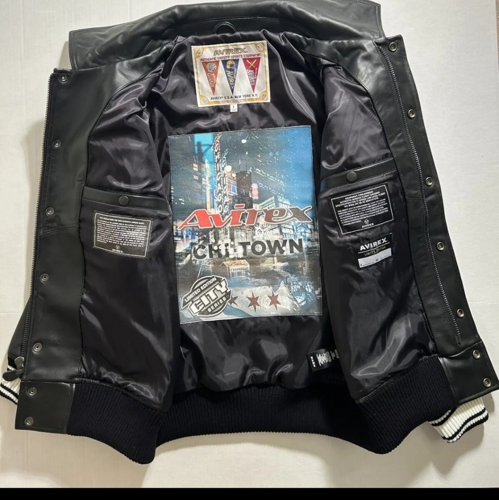 Avirex chicago leather jacket